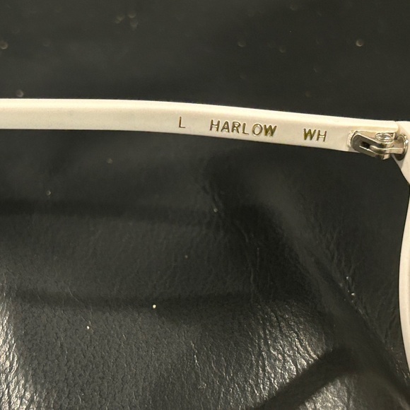 Vintage Anglo American Round White Sunglasses